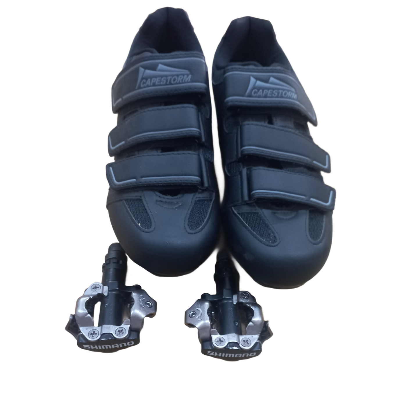 Cape Storm Mtb Shoes Size 5 & Shimano SPD Pedals