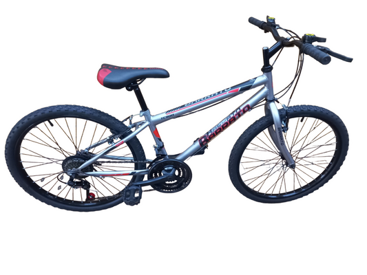 Children's bicycle on a white background